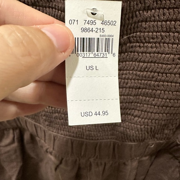 Aerie Chocolate Button-Up Romper - Picture 4 of 4